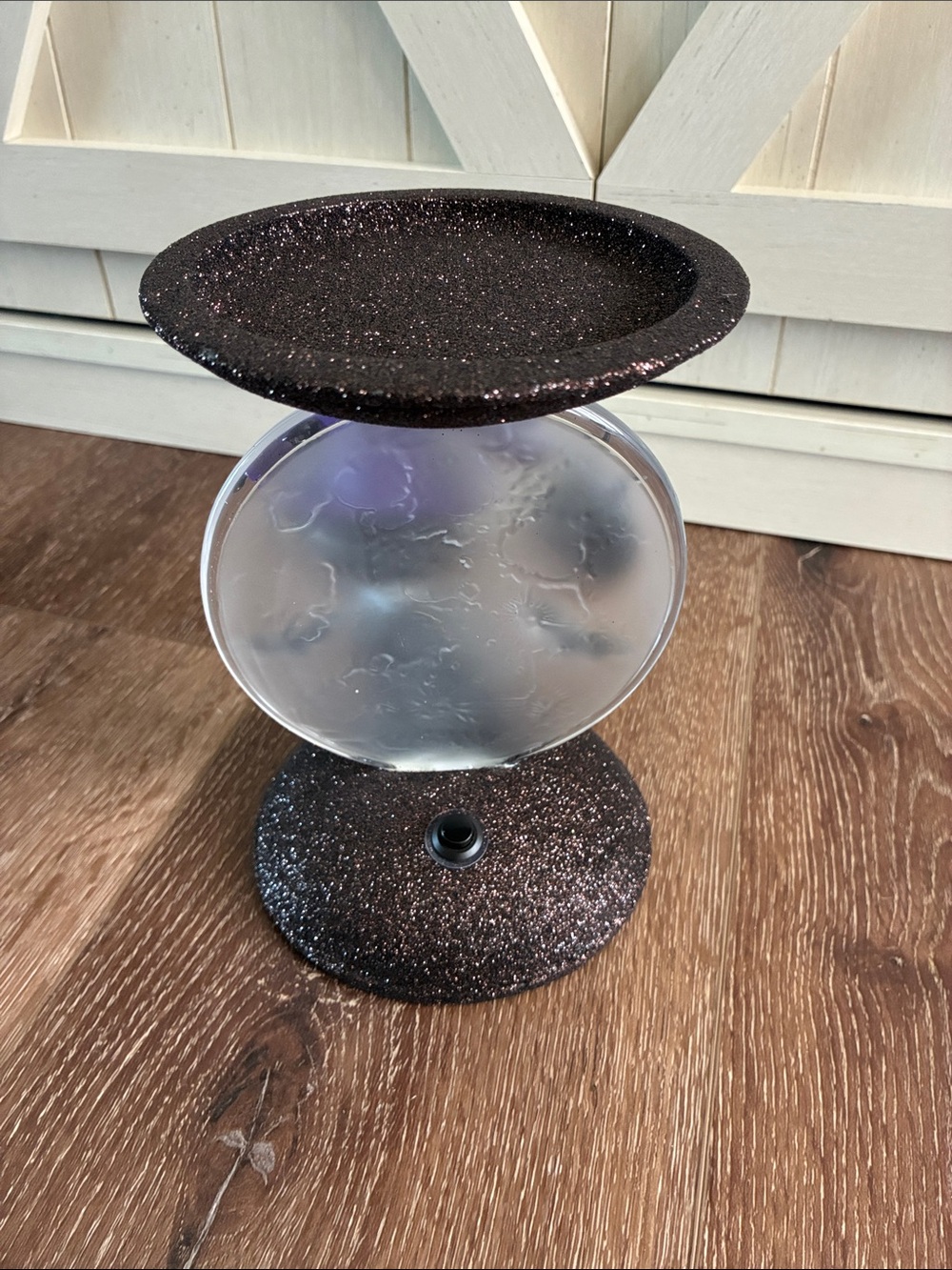 Bath & Body Works Halloween 3 Wick Candle Holder. Cat and Moon Pedestal. New - Picture 3 of 3